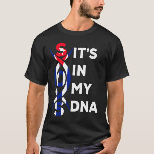 Cuba It's In My DNA Cuban Flag Pride Freedom T-Shirt