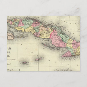 Cuba, Jamaica And Puerto Rico Postcard