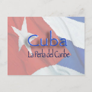 CUBA - La Perla del Caribe Postcard