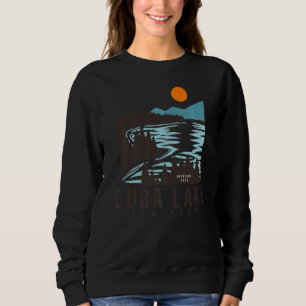 Cuba Lake New York Lakelife Calm Moon Sweatshirt