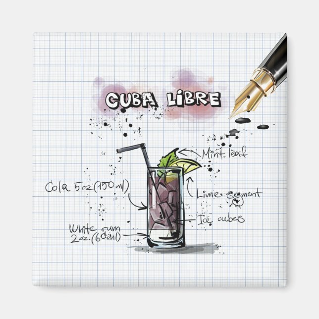 Cuba Libre Magnet (Front)