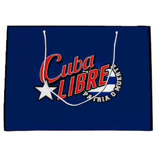 Cuba Libre Motto Large Gift Bag