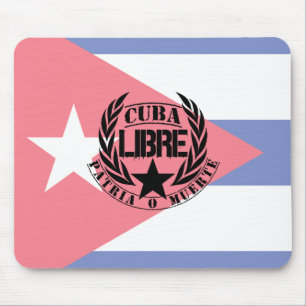 Cuba Libre Motto Laurels Mouse Mat