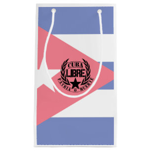 Cuba Libre Motto Laurels Small Gift Bag