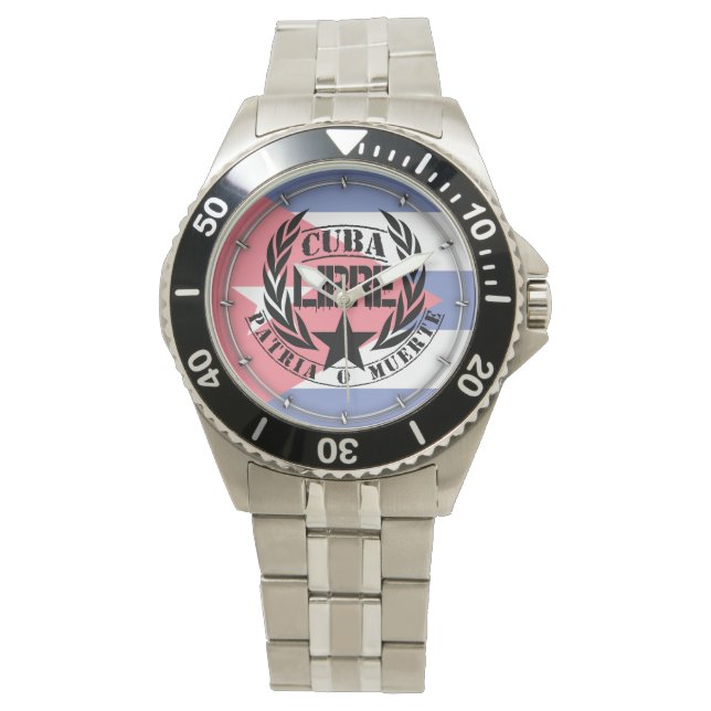 Cuba Libre Motto Laurels Watch (Front)