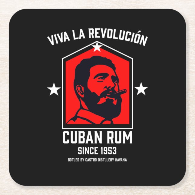 Cuba Libre Rum Drinkers Revolution Coaster (Front)