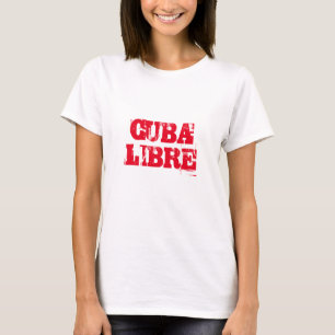 Cuba Libre SOS Cuba red white T-Shirt