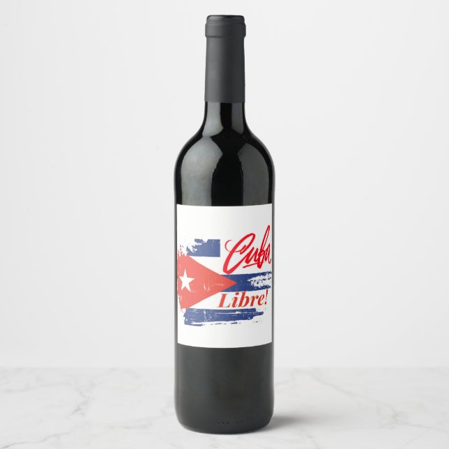 Cuba Libre Wine Label (Front)