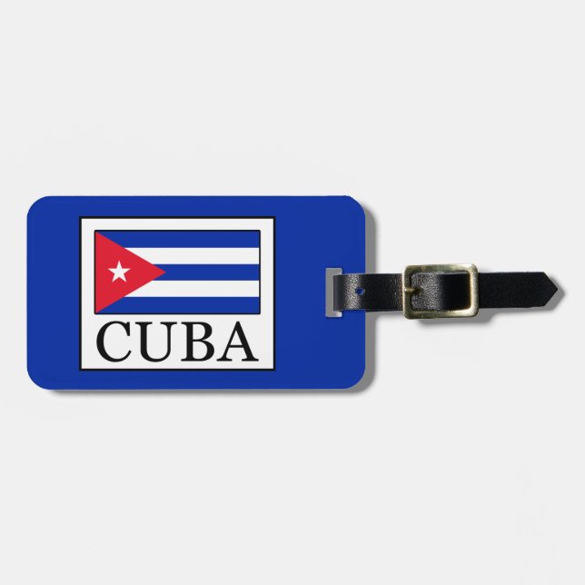 Cuba Luggage Tag (Front Horizontal)
