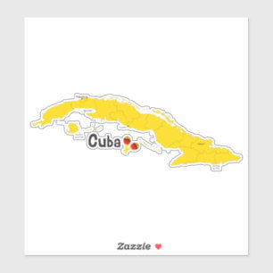 Cuba Map and Maracas