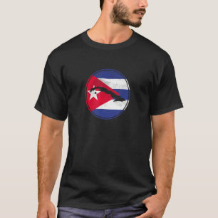 Cuba Map Vintage Cuban Flag T-Shirt