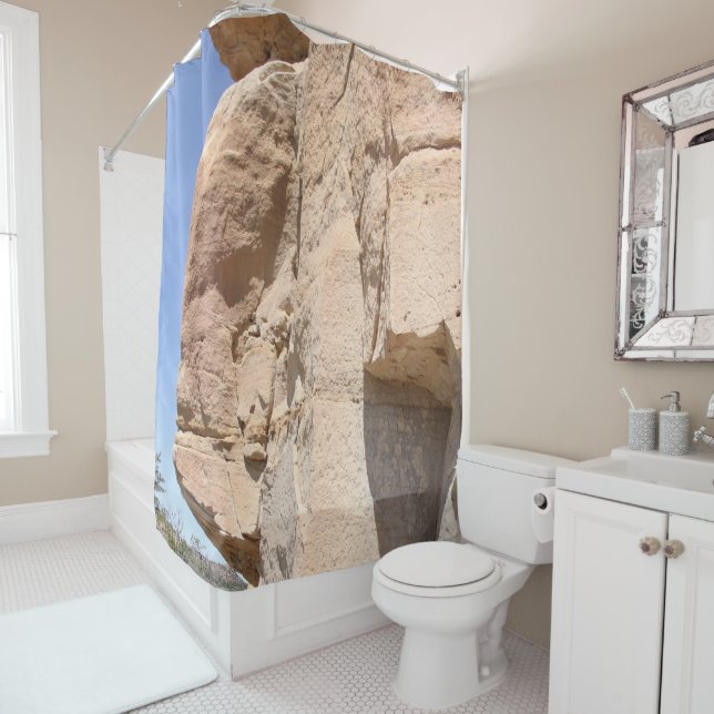 Cuba Mesa Shower Curtain (In Situ)
