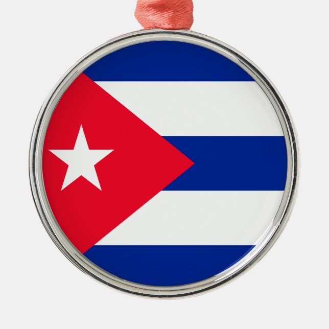 Cuba Metal Tree Decoration (Front)