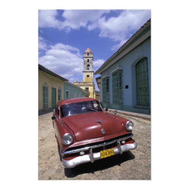 Cuba, old colonial village of Trinidad. Photo Print (Front)