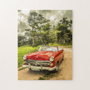 Cuba Oldtimer Classic Car Jigsaw Puzzle