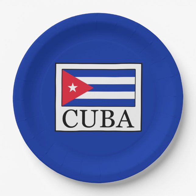 Cuba Paper Plate (Front)