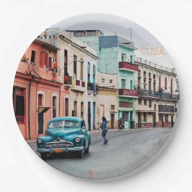 Cuba           paper plate (Front)