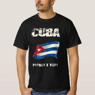 Cuba patria y vida freedom for Cuba viva Cuba free T-Shirt