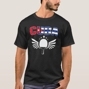 Cuba Ping Pong   Cuban Table Tennis Team Supporter T-Shirt