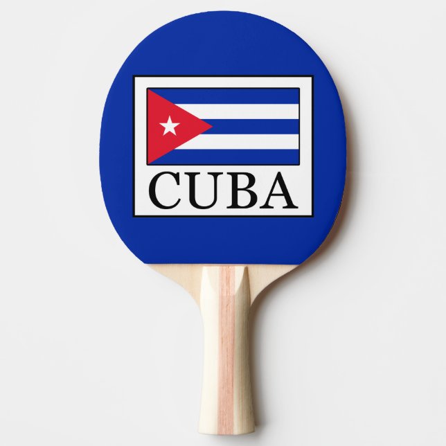 Cuba Ping Pong Paddle (Front)