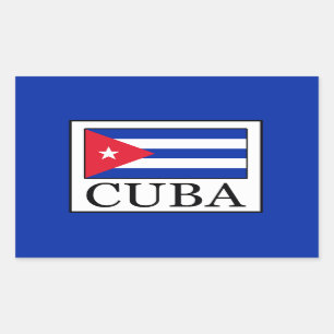 Cuba Rectangular Sticker
