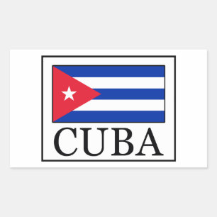 Cuba Rectangular Sticker