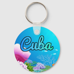 Cuba reef key ring