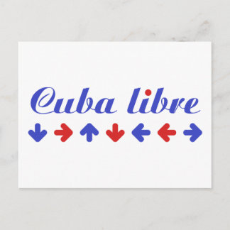 Cuba! Revolution design! Postcard