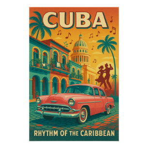 Cuba – Rhythm of the Caribbean Poster