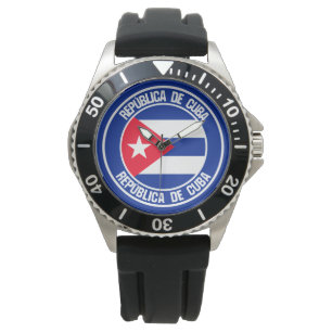 Cuba Round Emblem Watch