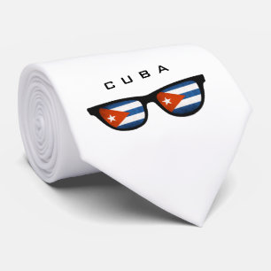 Cuba Shades custom text & colour tie