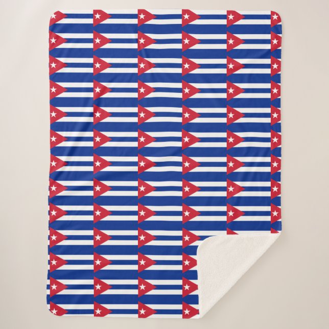 Cuba Sherpa Blanket (Front)