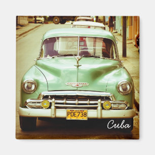 Cuba Square Magnet