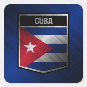 Cuba Square Sticker