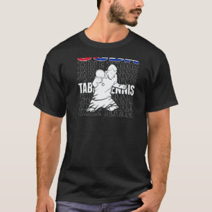 Cuba Table Tennis Support Cuban Ping Pong Team T-Shirt