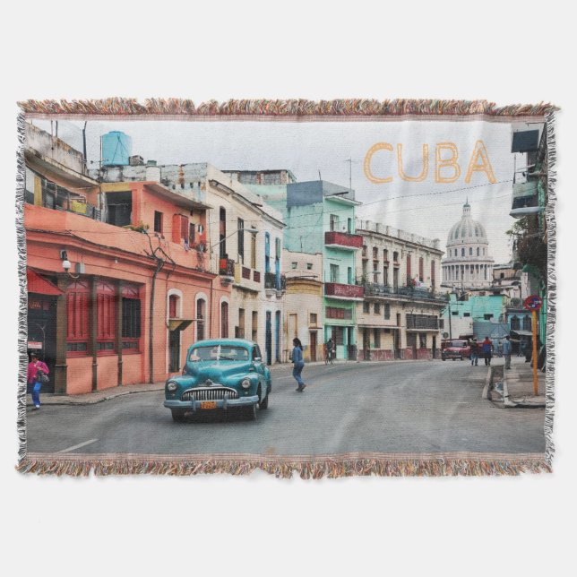 Cuba    throw blanket (Front)