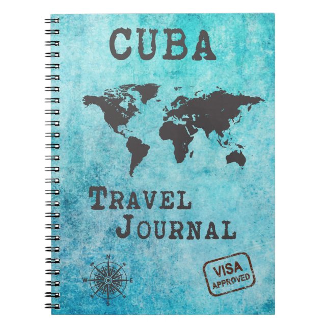 Cuba Travel Journal Vacation Trip Planner (Front)