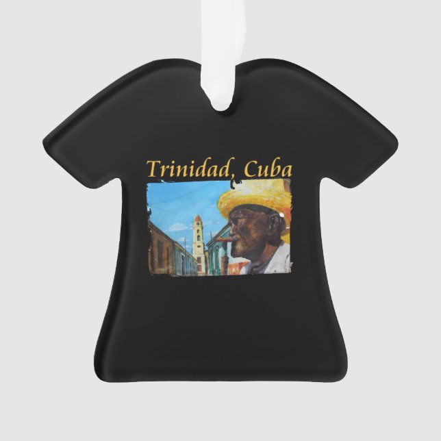 Cuba - Trinidad Cuban Cigar Art Ornament (Front)