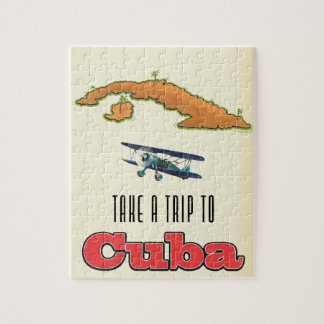 Cuba Vacation poster Jigsaw Puzzle