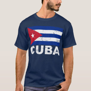 Cuba Vintage Flag T-Shirt