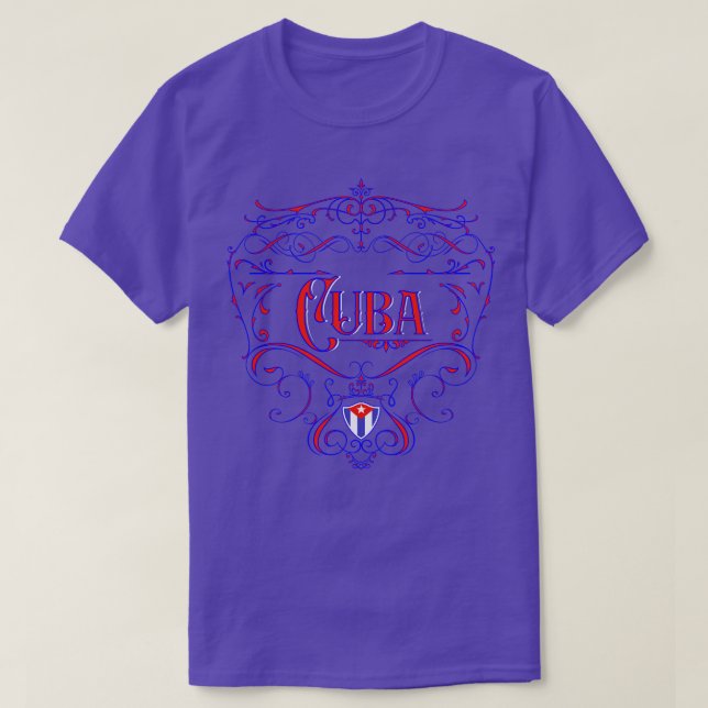 Cuba Vintage Neon design T-Shirt (Design Front)