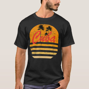 Cuba Vintage Retro  70s Throwback Surf T  T-Shirt