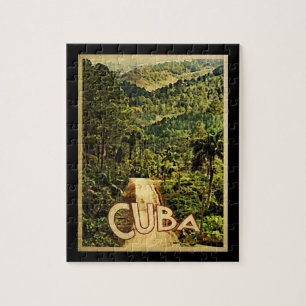 Cuba Vintage Travel Jigsaw Puzzle