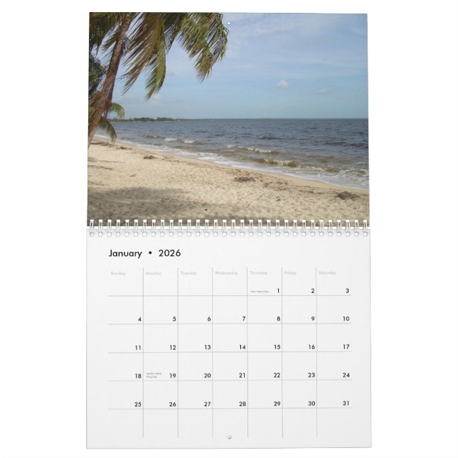 Cuba Wall Calendar (Jan 2026)