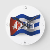 Cuba Waving Flag