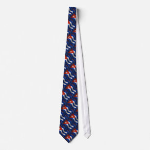 Cuba Waving Flag Tie
