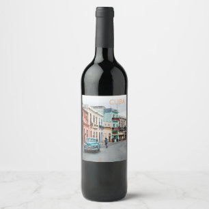 Cuba wine label