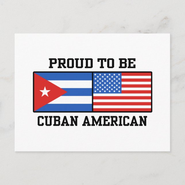 Cuban American Postcard (Front)