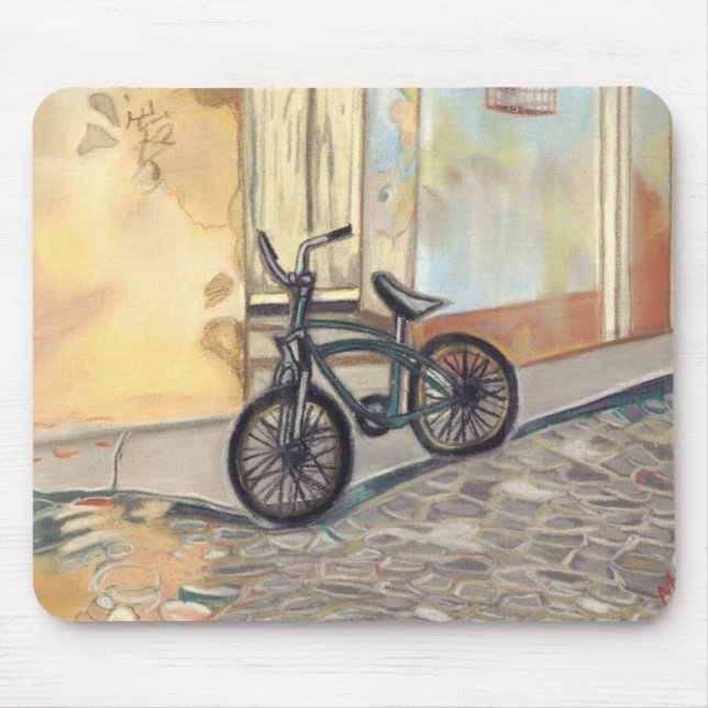 cuban bicycle mouse mat (Front)