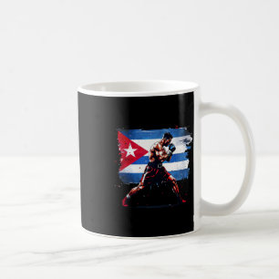 Cuban Boxer - Pride Cuba Boxing Vintage Box Gloves Coffee Mug